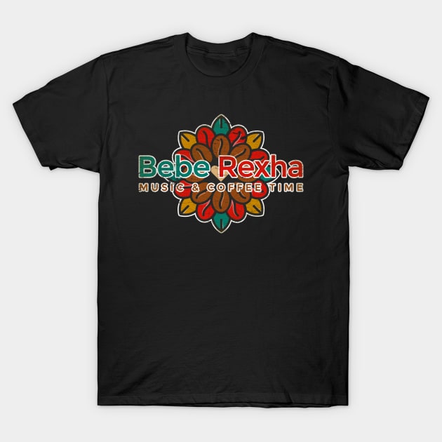 Bebe Rexha Music & Cofee Time T-Shirt by Testeemoney Artshop